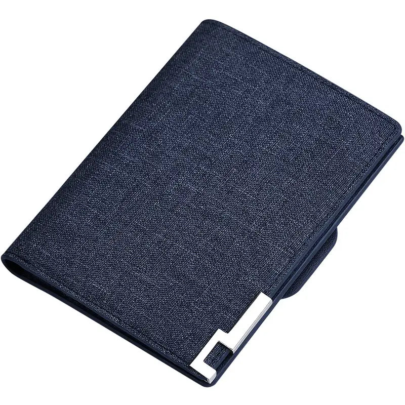 Denim Wallet for Men with Card Slots and Coin Pocket in Blue or Black
