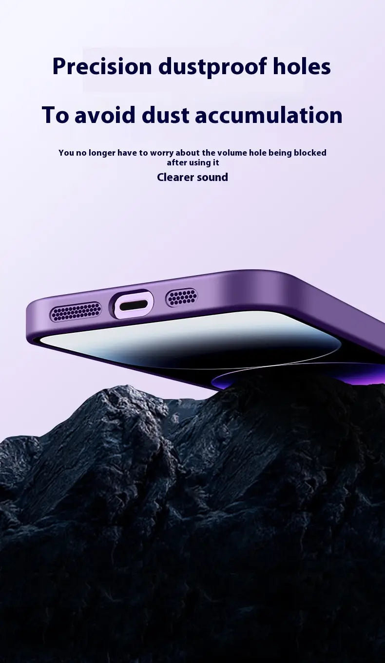 Drop-Resistant Phone Case for iPhone with Magnetic Large Window Design