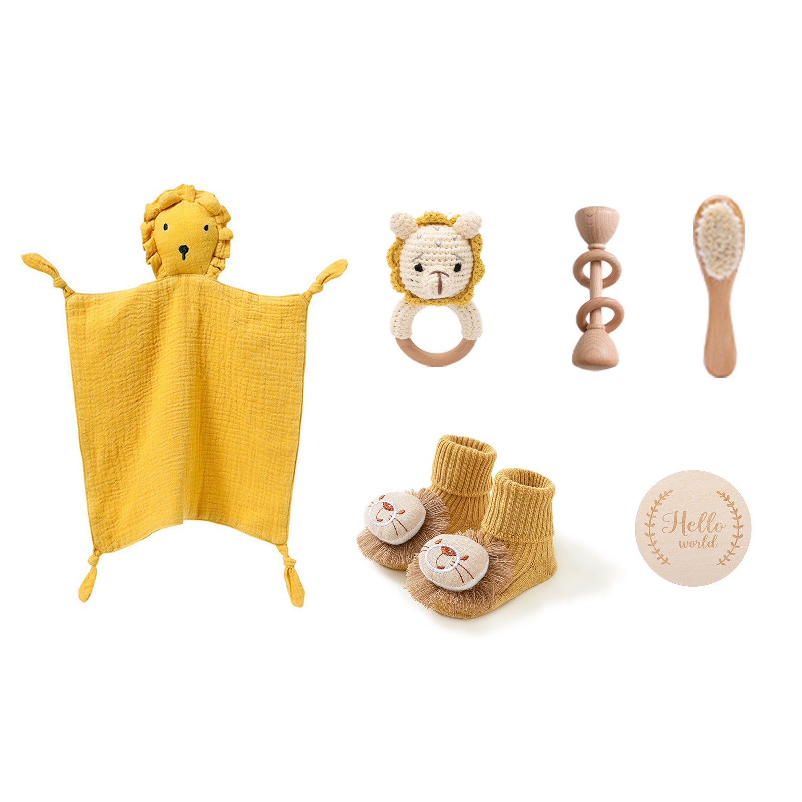 Infant Comfort Rattle Rabbit Bath Towel Gift Set - Cozy Towel Set for Babies Who Rattle and Roll