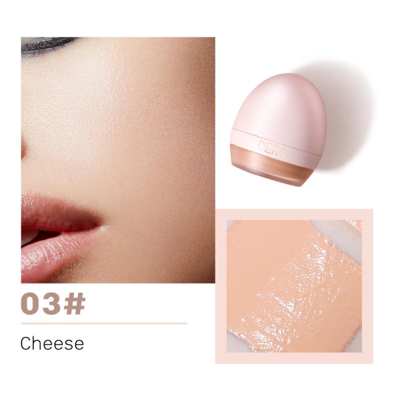 4colors Lightweight Foundation Concealer Cream With Makeup Sponge Brightening Moisturizing Liquid Foundation BBCream