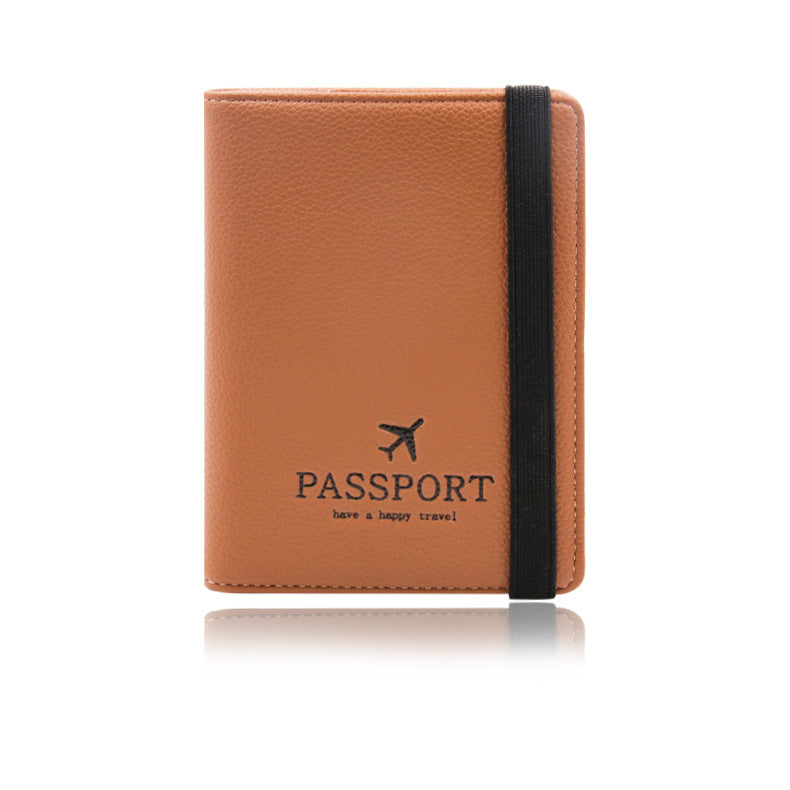 PU Anti-theft Swiping Multifunctional Travel Passport Case Card Holder - Travel Smart with PU Anti-Theft Passport Super