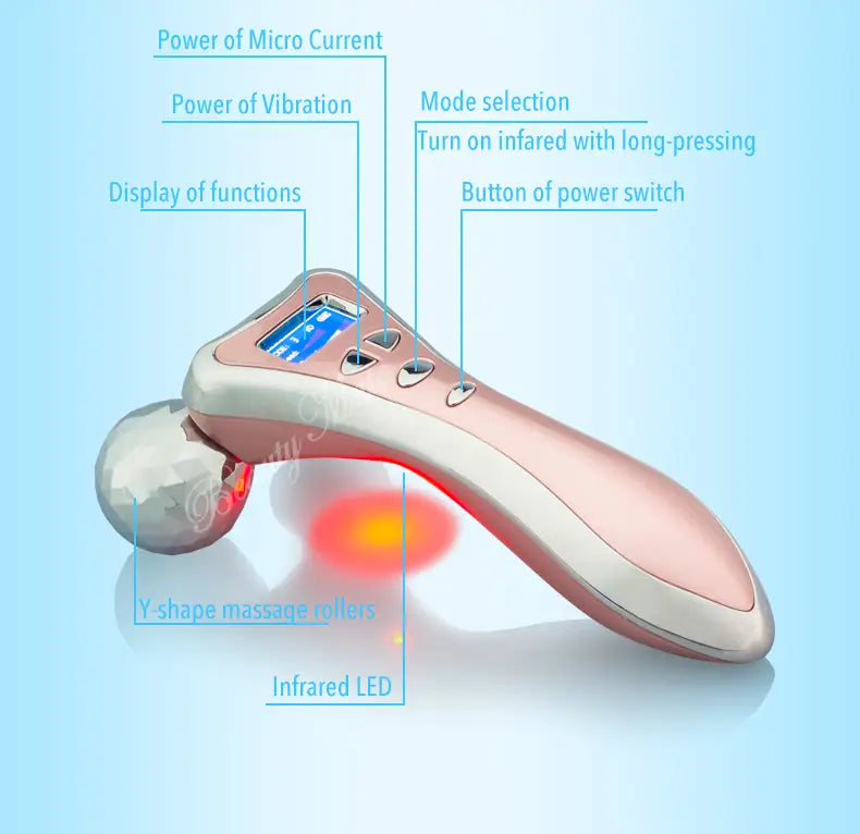 EMS double ball roller massage instrument