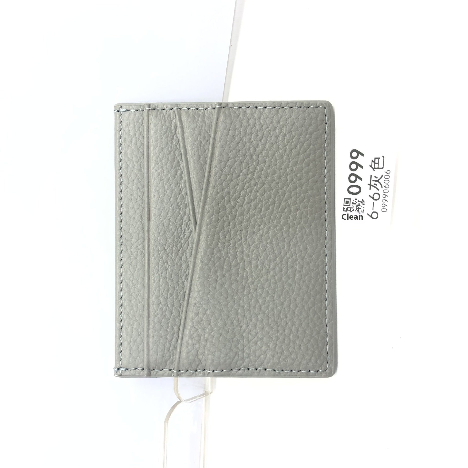 Leather Oil Edge Oblique Thin Bank Card Holder Soft Cowhide Document Package - Sleek Cowhide Wallet for Cards and Laughs