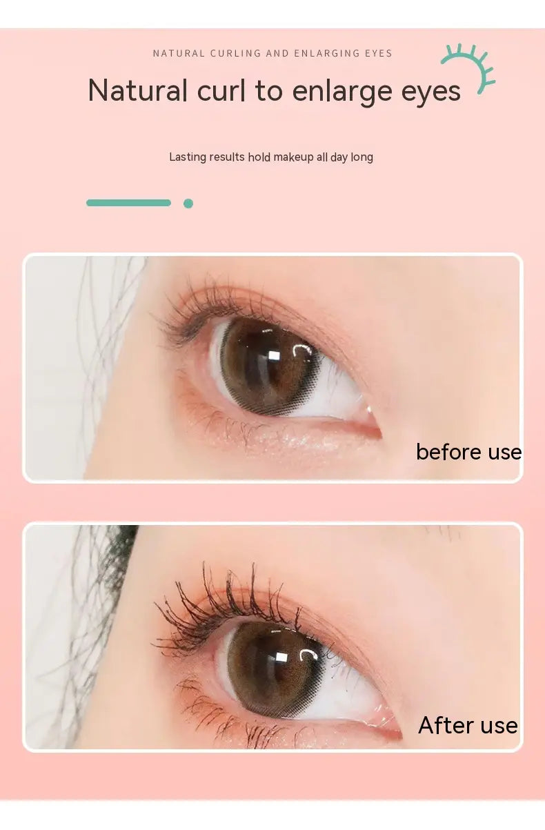 Electric and Pink Curling Eyelash Curler with Comb for Natural