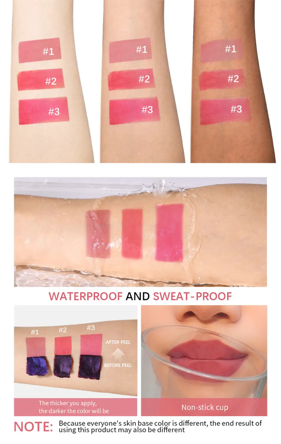 Pull Lip Gloss Plump Waterproof with Universal Applicator and Standard Size
