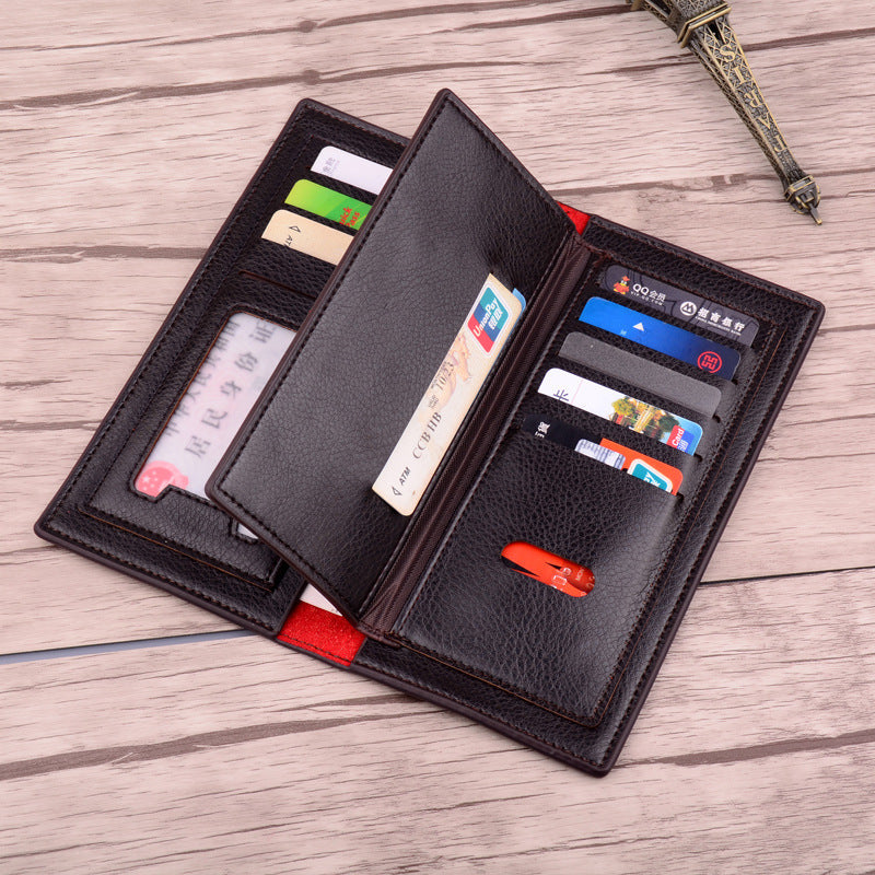 Men’s Long Wallet Fashion Business Men’s Wallet - Elegant Wallet for Men: Style Meets Functionality