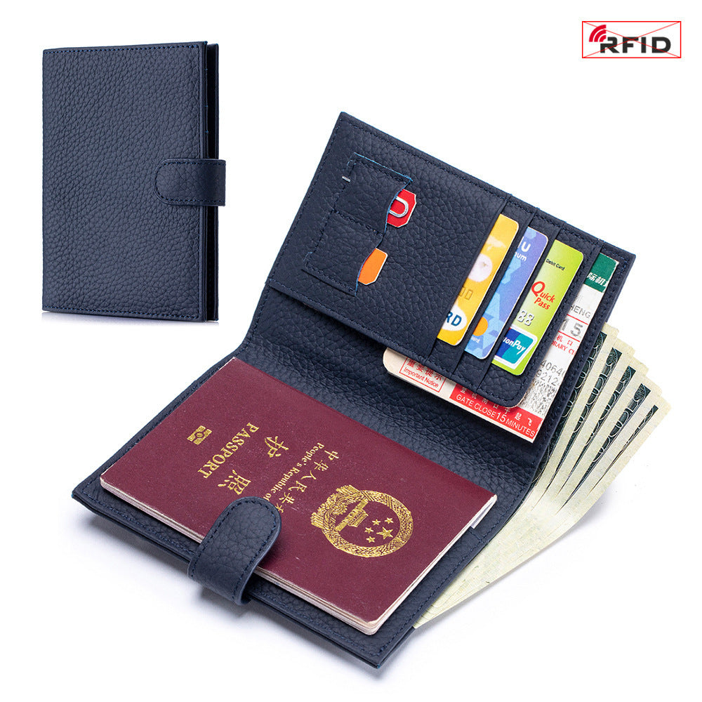 Leather Ultra-thin Passport Bag RFID Multifunctional - Passport Bag That’s Thinner Than Your Excuses