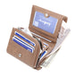 Wallet Men’s Short Korean Version Of The Vertical Multi-card Position Three-fold Small Wallet Thin Buckle Coin Purse