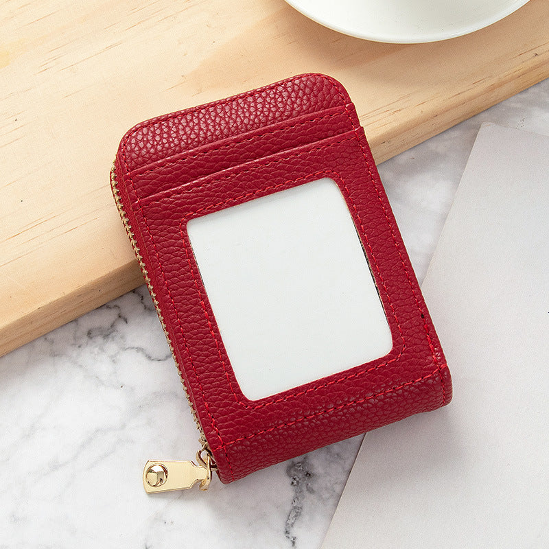 Card Holder Women’s Anti-degaussing Mini And Simple Multi-function - Women’s Anti-Degaussing Card Holder for Sneaky