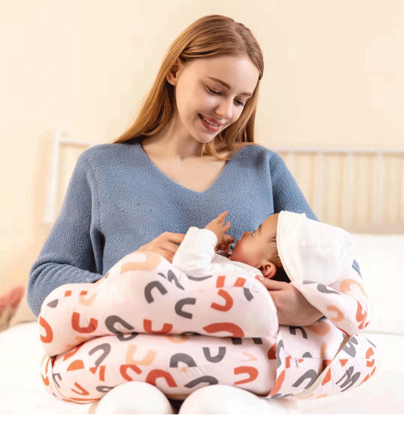 Multifunctional baby breastfeeding pillow