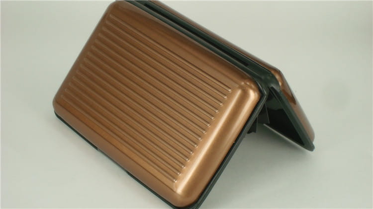 Aluminum Alloy Storage Box with Stripes for Home Organization in the United States