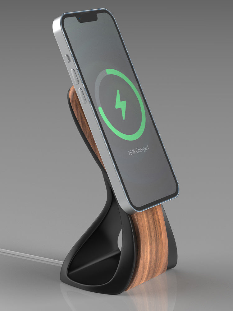 Msgsafe Wireless Charging Mobile Phone Holder - Stay Charged with Msgsafe’s Magnetic Phone Holder