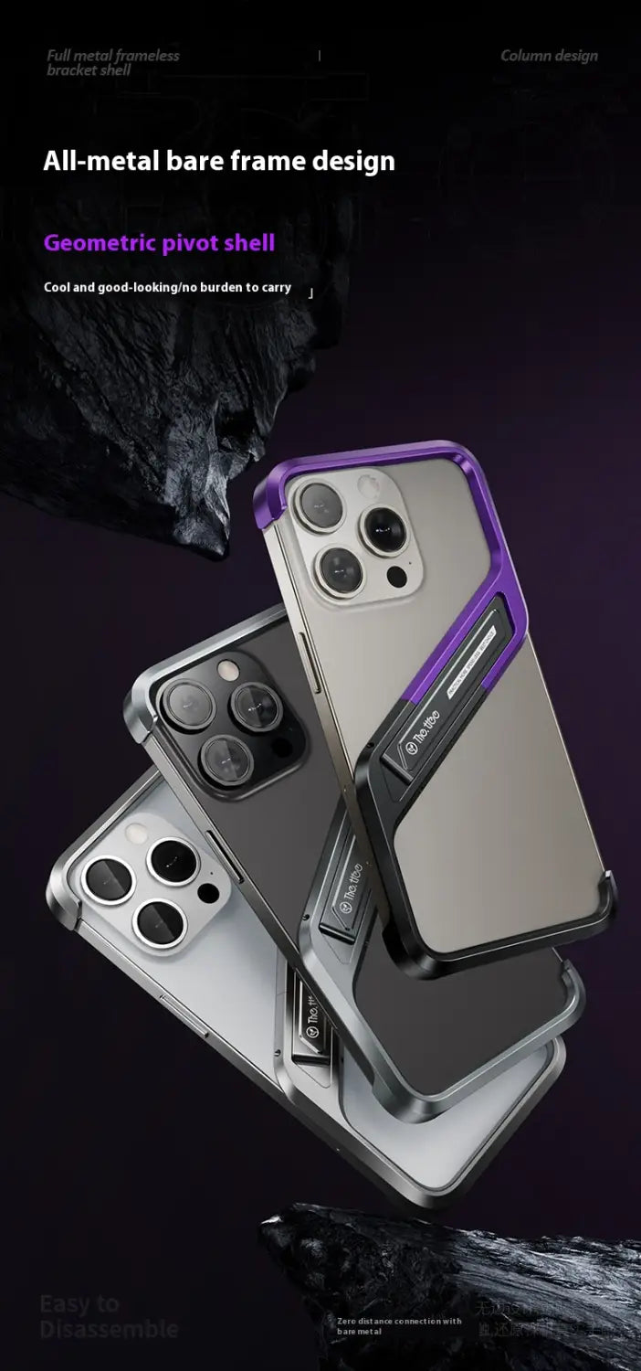 Applicable Pivot Half Pack Aluminum Alloy Phone Shockproof Bracket for Apple