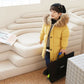 Big Fur Collar Mid-length Medium And Large Children’s Clothing Thick Winter Wear Coat