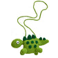 Little Dinosaur Woolen Yarn Bag Hand Crocheted