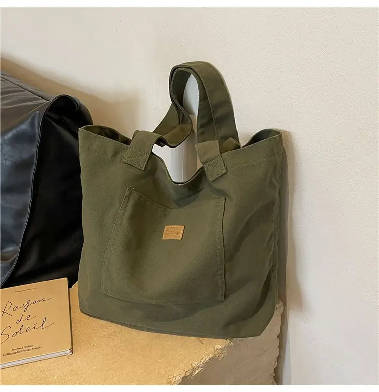 Sac vertical carré de valise de voyage en toile avec organisateur d'emballage à fermeture éclair