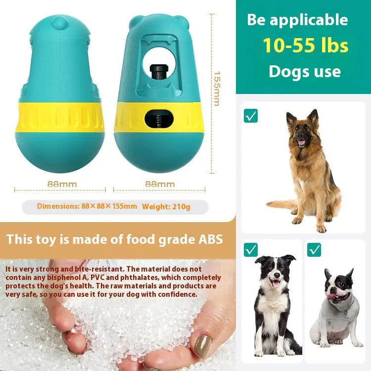 Plastist suupistepulgahoidja lemmikloomade jaoks punase ja rohelise mänguasja lisavarustuse jaoks