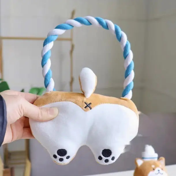 Pehmo koiran leluja söpö Xiaojiu Animal Chew -lelu pienille ja keskisuurille koirille