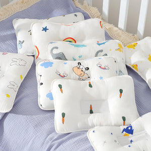 Baby Cartoon Supplies Anti-deviation Head Memory Foam Baby Pillow - Memory Foam Baby Pillow for Cartoon-Safe Naps