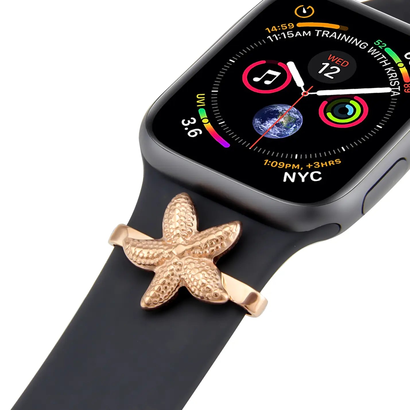 Titanium Alloy Watch Strap for Apple 40/38mm and 44/42mm with Glass Cases