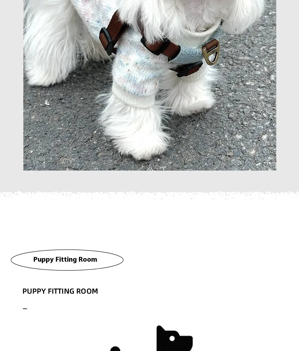 Leash madra frith -bhite H03 donn donn cadás poileistear poileistear rópa tarraingthe láidir