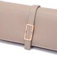 Long Metal Buckle Simple Tri-fold Clutch - Long Metal Buckle Clutch for Fashionably Forgetful