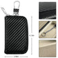 Car Shield Zipper Carbon Fiber Keys’ Box - Unlock Style with Carbon Fiber Car Shield Keys Box