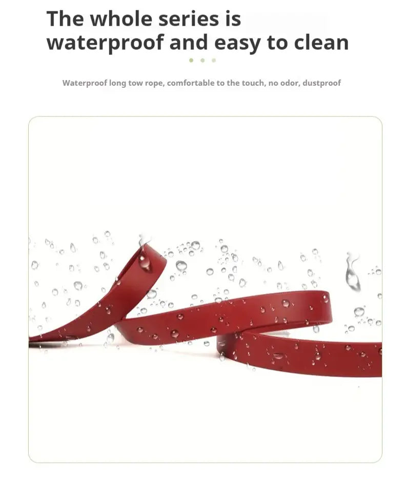 Corde de laisse de compagnie en plastique coloré durable pour chiens et chats Plomb réglable