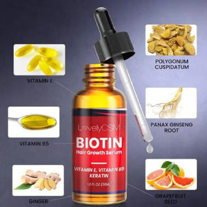 Anti-hair Loss Serum Ginger Oil Serum Hair Regeneration Care Biotin