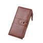 Men’s Wallet Pu Long Wallet Retro Hand Phone Bag Buckle - For Wallets with Style Bring Your Cash and Phone