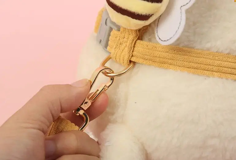 Interactive Bee Cat Toy Rope Färgglada tygteaser för katter och kattungar