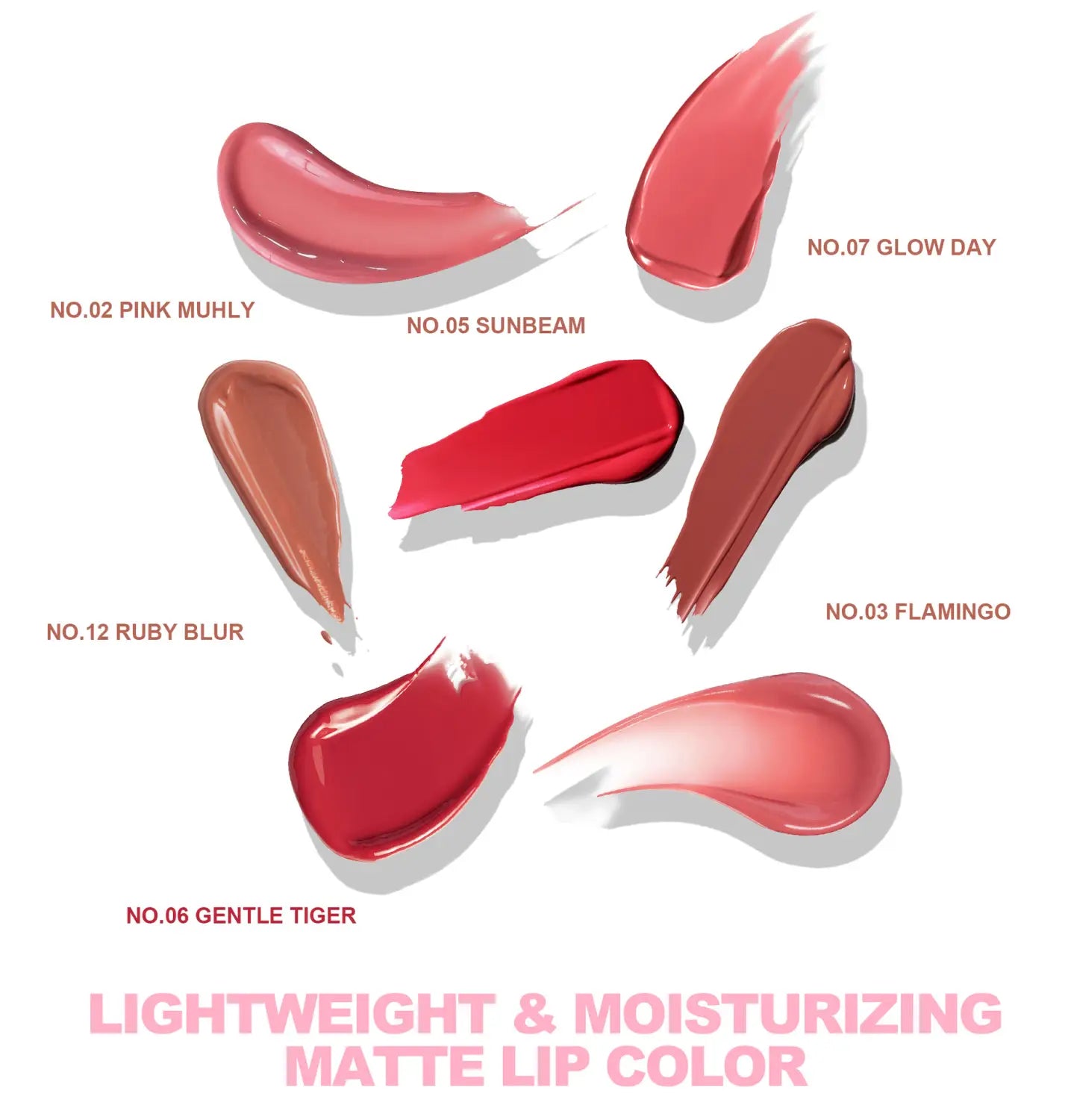 Waterproof 6-Color Lip Gloss Suit with Stain-Free Capsules for Lasting Wear