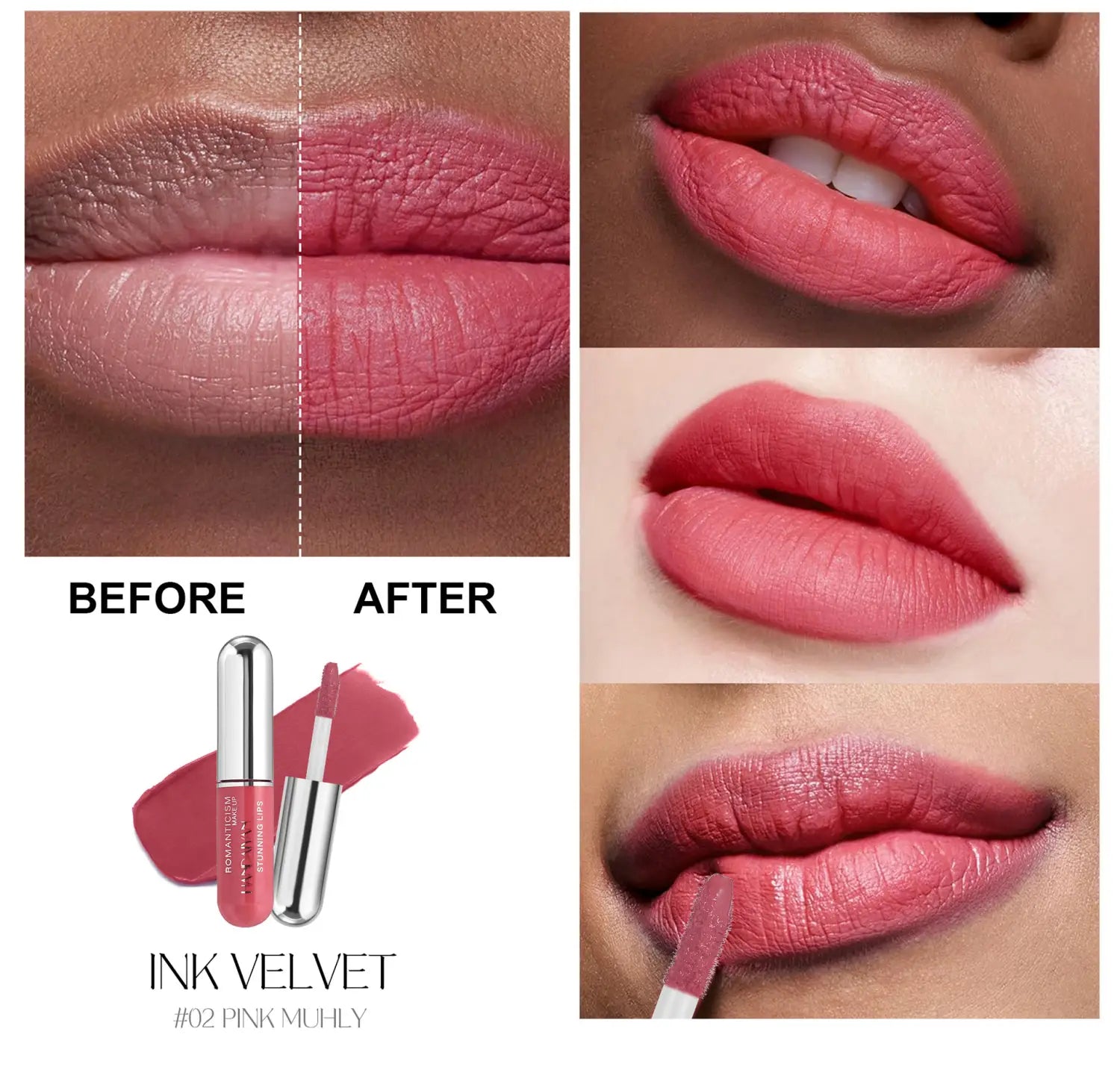 Waterproof 6-Color Lip Gloss Suit with Stain-Free Capsules for Lasting Wear