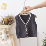 Sweater Baby Sweater Vest Outwear In Spring And Autumn