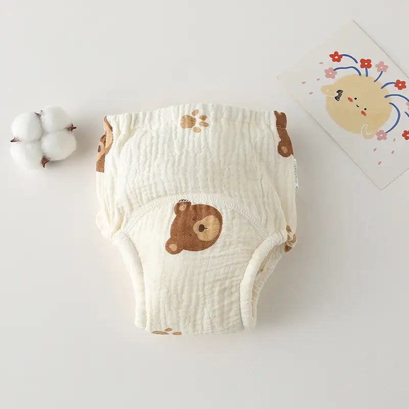 Bubble Training Pants with Gauze Diaper for Ring Urine Toddler