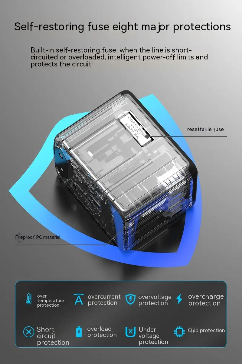 Universal Travel Power Converter for United States and CHF Countries