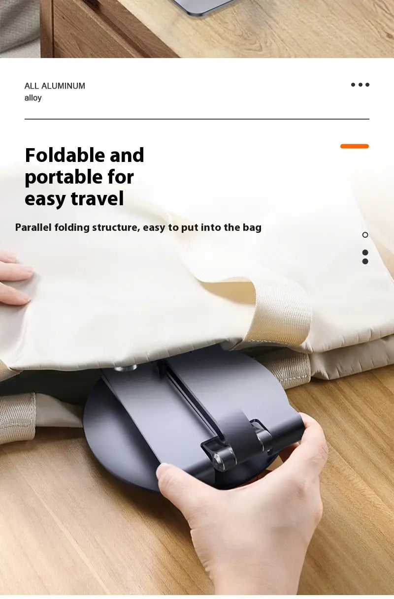 Aluminum Alloy Mobile Phone Desktop Bracket with Rotation Telescopic Adjustment