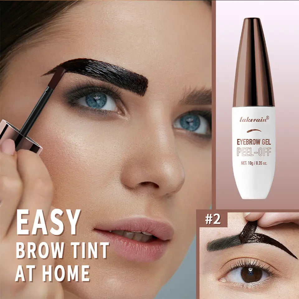 Waterproof Pull Eyebrow Gel Brown and Black Tear Resistant Brow
