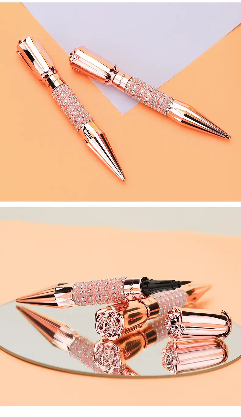 Smudge Cool Black Color Liquid Eyeliner for Precise Application