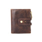 Leather Men’s Wallet Short Vintage Handheld - Vintage Wallet That Fits Your Cash and Sense of Humor