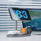 Magnetic Fast Charging Three-in-one Wireless Charger - Suction Wireless Charger That Magically Charges Stuff