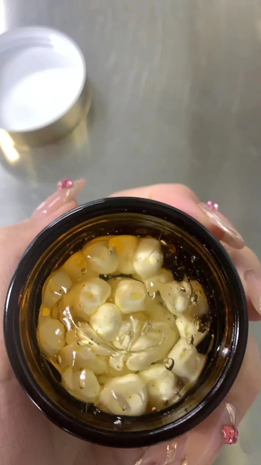 Sminke- og skjønnhetsverktøy med skje vitamin C 55g for ansiktshud