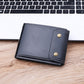 Button Purse Short Men’s Money Clip Oil Wax Leather - Button Purse Short Men’s Wallet for Wallet Aficionados