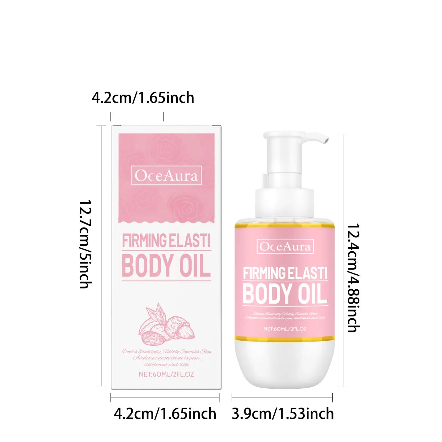 Universaalne nahahoolduse kehaõli komplekt 60 ml toitamiseks