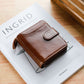 Leather Men’s First Layer Short Wallet Multiple Card Slots - Wallet So Nice It’s Giving Your Pants a Raise