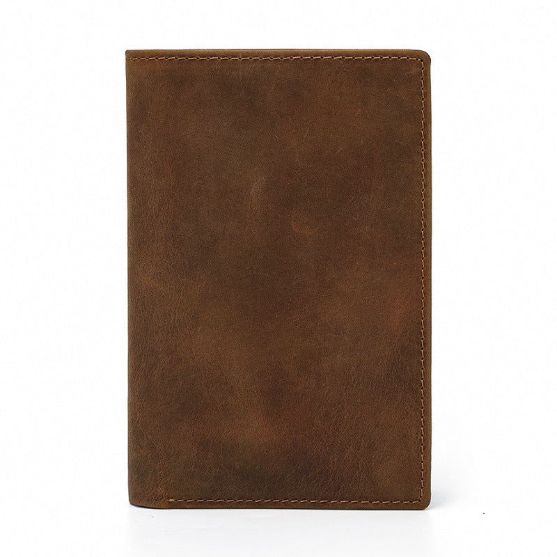 Leather Passport Mad Horse Leather Wallet - Mad Horse Wallet Where Leather Meets Passport Fun