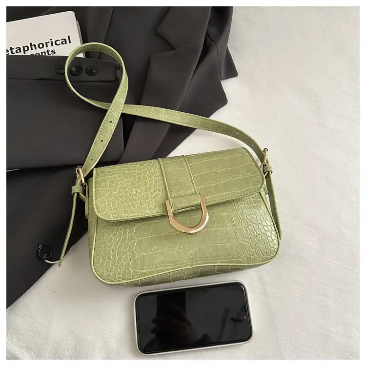 Varine en cuir PU dur avec bandoulière unique en plusieurs couleurs