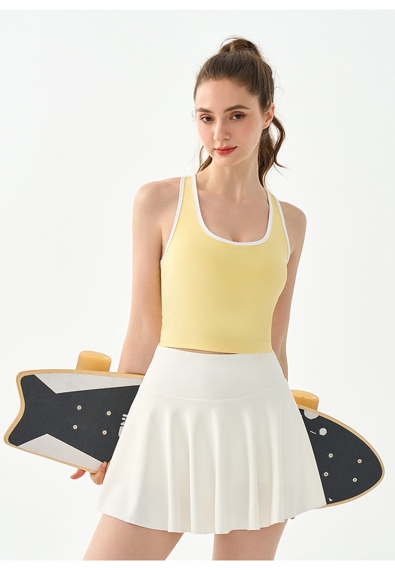 Blue Verde și galben Brocade cu două fețe, talie subțire se potrivesc jambiere de yoga