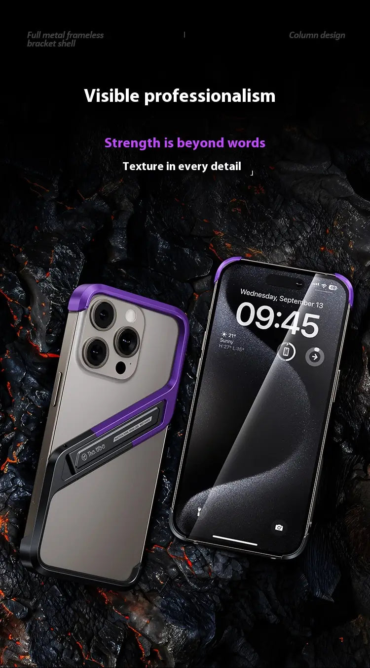 Applicable Pivot Half Pack Aluminum Alloy Phone Shockproof Bracket for Apple