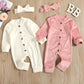 Baby Plush Infant Spring And Autumn Boneless Romper